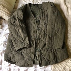 Oversized olive lulus spring coat